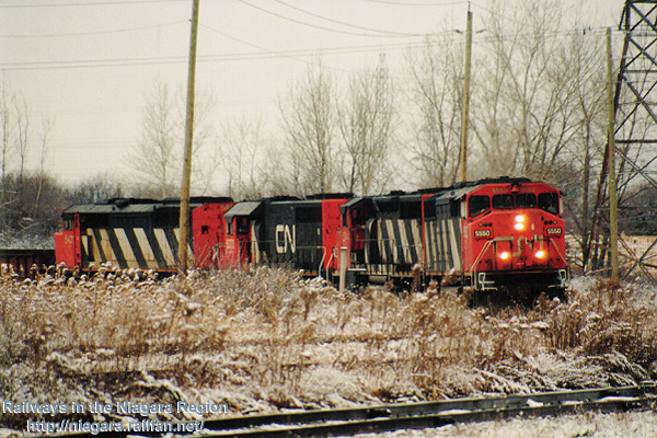 Pulling into the yard